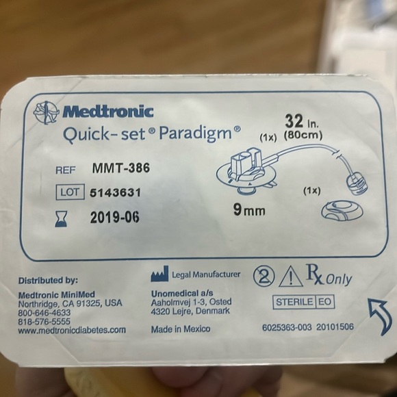 Medtronic Other Copy Medtronic Quickset Paradigm X Count Poshmark